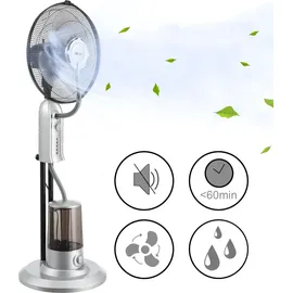 [in.tec] Ninove 40 cm Standventilator Silber