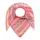 Zwillingsherz Dreieckstuch "Maralda", Damen, türkis orange pink, Strick, Materialmix, gemustert, mehrfarbig, Modetücher, farbenfrohes Muster, wärmend, Strick