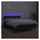 vidaXL Boxspringbett mit Matratze & LED Schwarz 140x200 cm Kunstleder