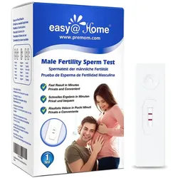 Fruchtbarkeitstest Sperma Test für Männer Easy@Home 1 x Spermientest Zeugungsfähigkeit Schnelltest 1 St