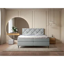 Mirjan24 Letra 160 x 200 cm H3 Grau/Schwarz