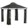 Outsunny Pavillon 3 x 3 m inkl. 4 Seitenteile Dunkelgrau