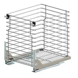 woplus Unterschrankauszug Schrankauszug mit Softclose 1 Etage Vollauszug Bodenmontage (Möbel 600mm)
