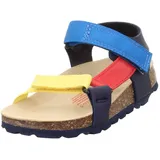 superfit Fussbettpantoffel Sandale, Blau Mehrfarbig 8010, 29