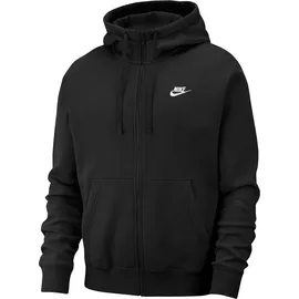 Nike Sportswear Club Herren-Kapuzenjacke Black/Black/White L