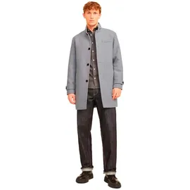 JACK & JONES Melton Mantel - Light Grey Melange - XL