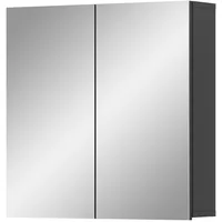 Inn.furn Spiegelschrank grau 60 cm, mit Soft-Close b