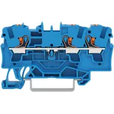 WAGO 2204-1304 Durchgangsklemme 6.20 mm Push-In-Klemme Blau 50 St.