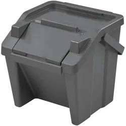 Tontarelli - Fashion Model 30L stapelbarer Mülleimer mit Graphitgriff