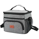 Intirilife Kühltasche Grau, Textil, 22x24x29 cm Kochen, Küchenhelfer, Sonstige Küchenhelfer