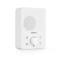 Steckdosenradio FM UKW Tuner USB Bluetooth Plug+Play Lautsprecher Box weiß