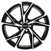CARMANI 23 Rudi black polish Alufelge 18 Zoll ET45 MB66 6