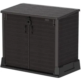 VCM Mülltonnenbox 850 L  braun