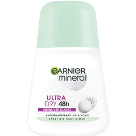 Garnier Mineral UltraDry Roll-on Anti-Transpirant Deodorants 50 ml