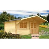 Gartenhaus Holz 44mm SALLY 470x380cm 44mm Wände Blockhaus Gerätehaus