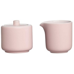 Ritzenhoff & Breker Milch- und Zuckerset Jasper Milch- und Zuckerset 2er Set (2-tlg), Keramik rosa