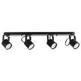 arte lamp Deckenstrahler 4-flg. schwarz