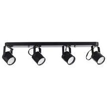 arte lamp Deckenstrahler 4-flg. schwarz