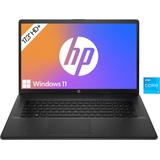 HP 17-cn4233ng Intel® CoreTM i3 100U Laptop 43,9 cm (17.3") Full HD 8 GB DDR4-SDRAM 512 GB SSD Wi-Fi 6E (802.11ax) Windows 11 Home Schwarz