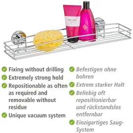 Wenko Milazzo Duschkorb Edelstahl