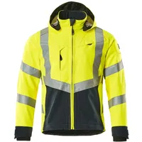 Mascot Blackpool Soft Shell Jacke Größe 2XL, hi-vis gelb/schwarzblau