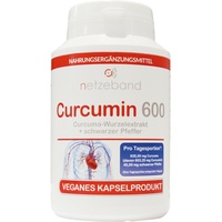 Curcumin 600mg aus Kurkuma Extrakt - 100 Curcuma vegane Kapseln Hochdosiert