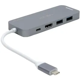 MINIX NEO-S2GR USB-C-Miniport-Adapter mit 240-GB-Solid-State-Laufwerk (SSD), HDMI, USB Typ C, 2 x USB 3.0