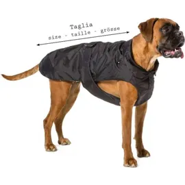 Fashion Dog Hundemantel speziell für Boxer schwarz 65 cm