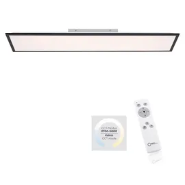 just light. LED-Deckenleuchte Flat 1-flammig 120 x 30 cm schwarz