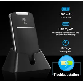 Artfone G3 Seniorenhandy Schwarz