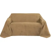 Beautissu Tagesdecke 210 x 280 cm Braun