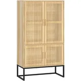 vidaXL Highboard 70 x 125 x 35 cm Braun