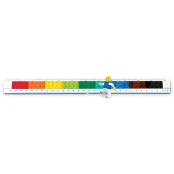 LEGO® Lineal zum Selberbauen mit Legofigur