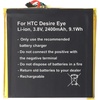 Akku HTC Desire Eye, Li-Ion, 3,8V, 2400mAh, 9,1Wh, built-in, ohne Werkzeug