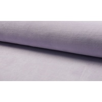 Fabrics-City HOCHWERTIG Baumwolle Stretch SAMT Stoff Nicki Stoffe METERWARE, 4513 (Pastell-LILA)