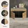 Home Affaire Sitzbank REHAT grau 80 x 45 x 37 cm