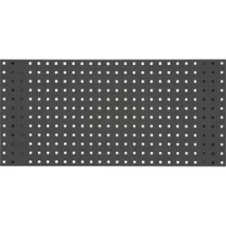 Lochplatte-schiefergrau, 1500x450mm - schiefergrau