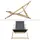 ECD Germany Sonnenliege 117 x 52 x 83 cm Anthrazit