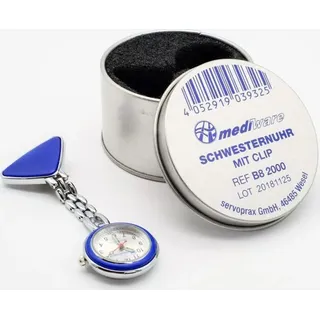 Servoprax Schwesternuhr mit Clip und Kette 1 Stück