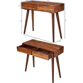 Wohnling Konsolentisch Amana 90 x 36 x 76 cm braun