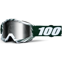 100% Accuri Extra Bali Motocross Brille, weiss-grün für Männer