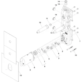 Dornbracht xTOOL UP-Thermostatmodul mit 2 Ventilen,