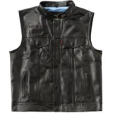 West Coast Choppers Collab 13 1/2 Leder Weste - Black - L