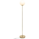 Stehleuchte Stehlampe gold 135 cm Bodenlampe Stehleuchte Leselampe Dekoration