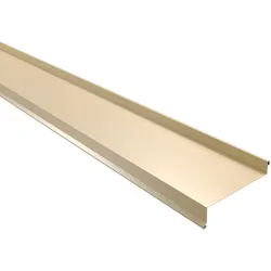 Sohlbank | 50 x 115 x 40 x 2000 mm | Stahl 0,75 mm | 25 μm Polyester | 1015 - Hellelfenbein