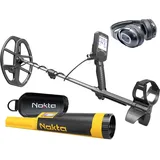 Nokta Metalldetektor The Legend WHP mit Gratis Accupoint Pinpointer schwarz