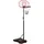 vidaXL Basketballständer Weiß 216 -250 cm
