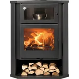 Panadero Kaminofen Kaminofen Coimbra Ecodesign, 7 kW, Zeitbrand schwarz