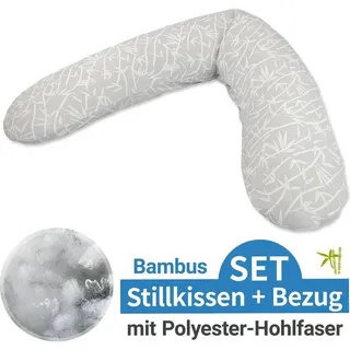 Stillkissen "Das Original" Polyester Hohlfaser Bezug 190 cm, Farbe: 198 Bambuswald Polyesterhohlfaser
