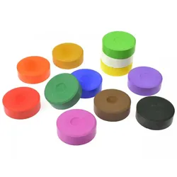 INKAcolor Wasserfarben-Pucks, 6 Stück, Farbe wählbar